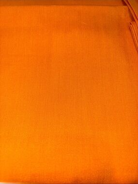 Vintage Bright Orange‎ Solid Fabric 72 x 44. D3